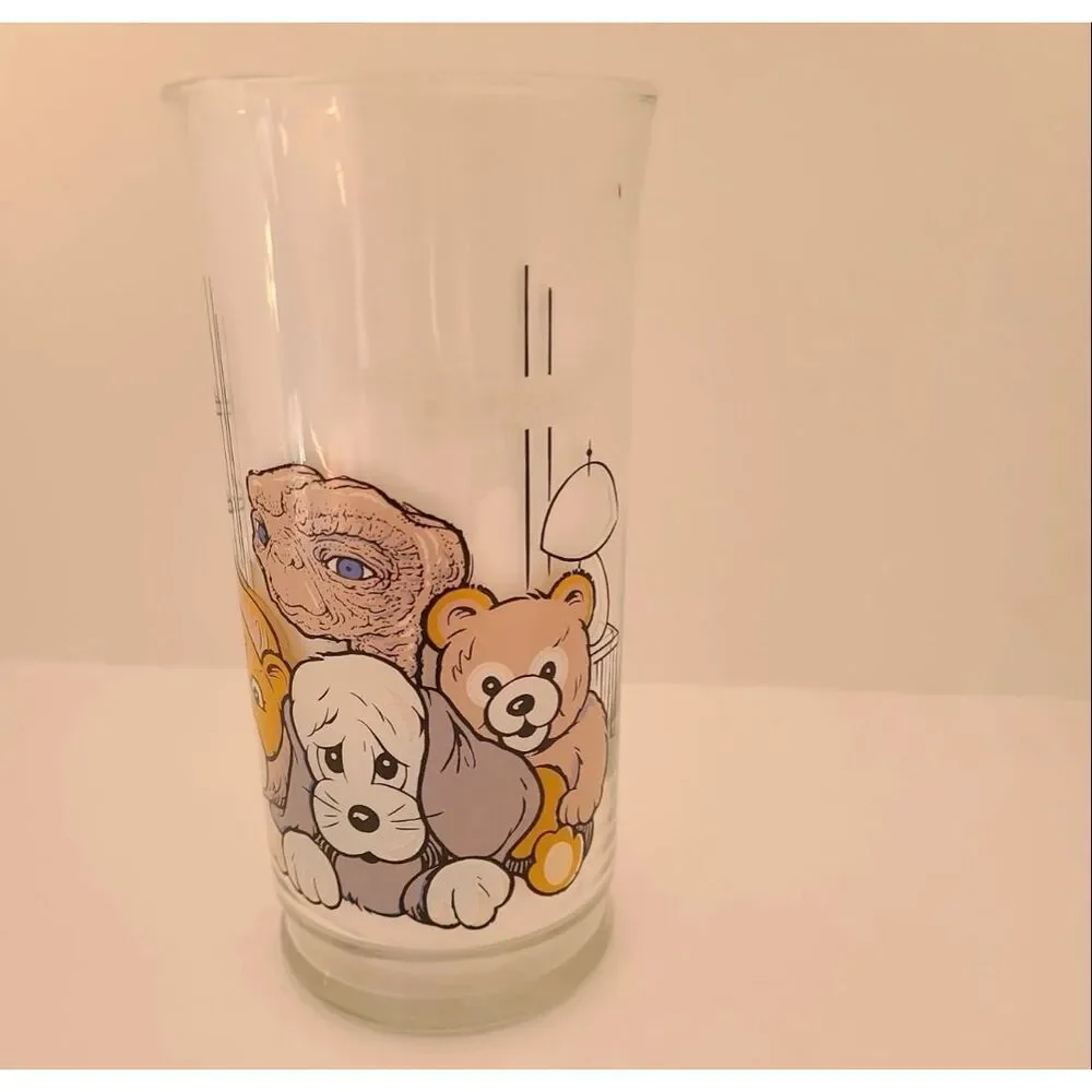 Set of 4 Vintage 1982 Pizza Hut / E.T. Drinking Glasses
